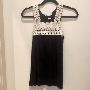 Charlotte Russe Sleeveless BabyDoll Rayon Blouse - XS